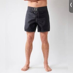 Birdwell Britches 310 Black Boardshorts Men’s 36 Made in USA Surf
